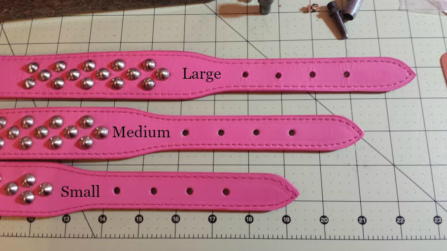 Leather Stud Collar Personalized