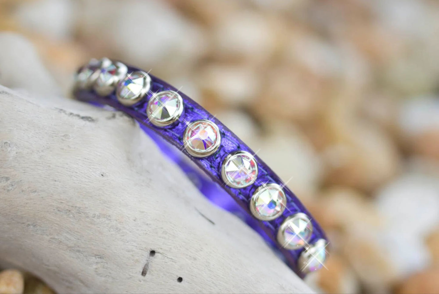 Small Crystal Dog Collar