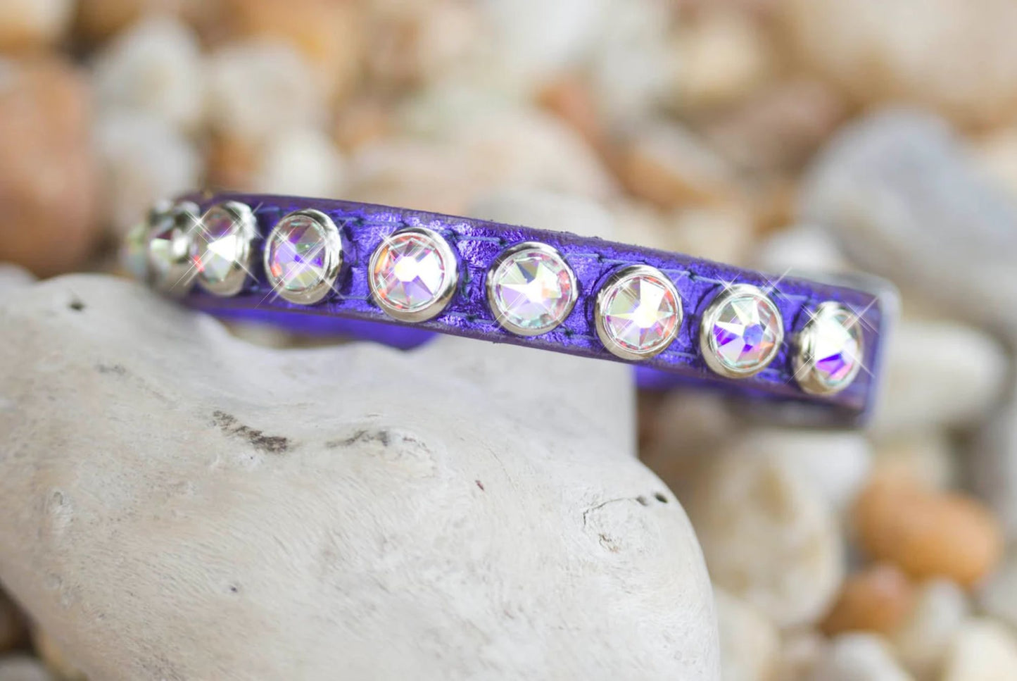 Small Crystal Dog Collar