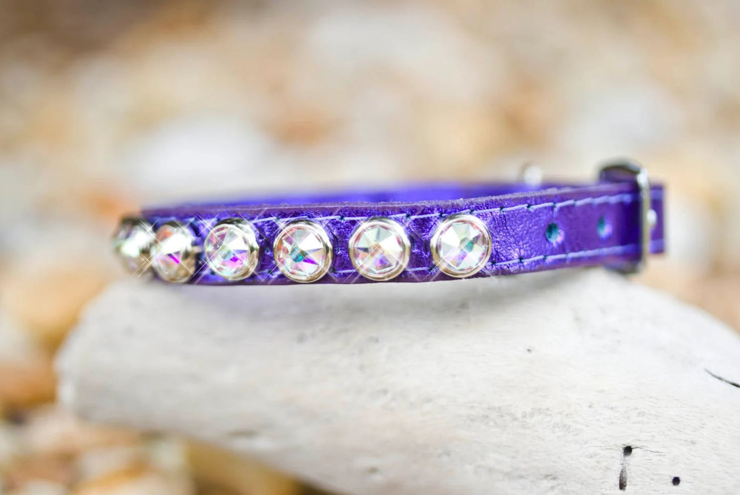 Small Crystal Dog Collar