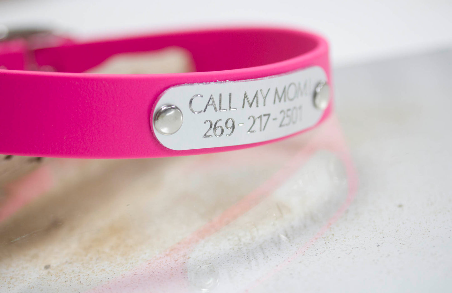 Pink Waterproof Collar