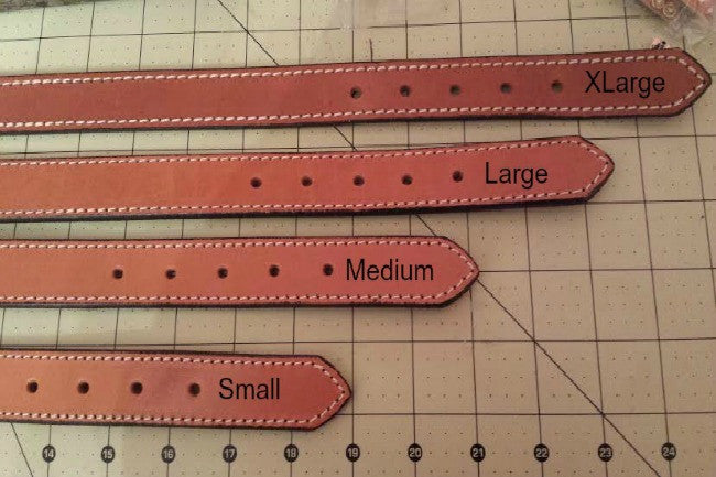 sizing for bling cattle dog collar