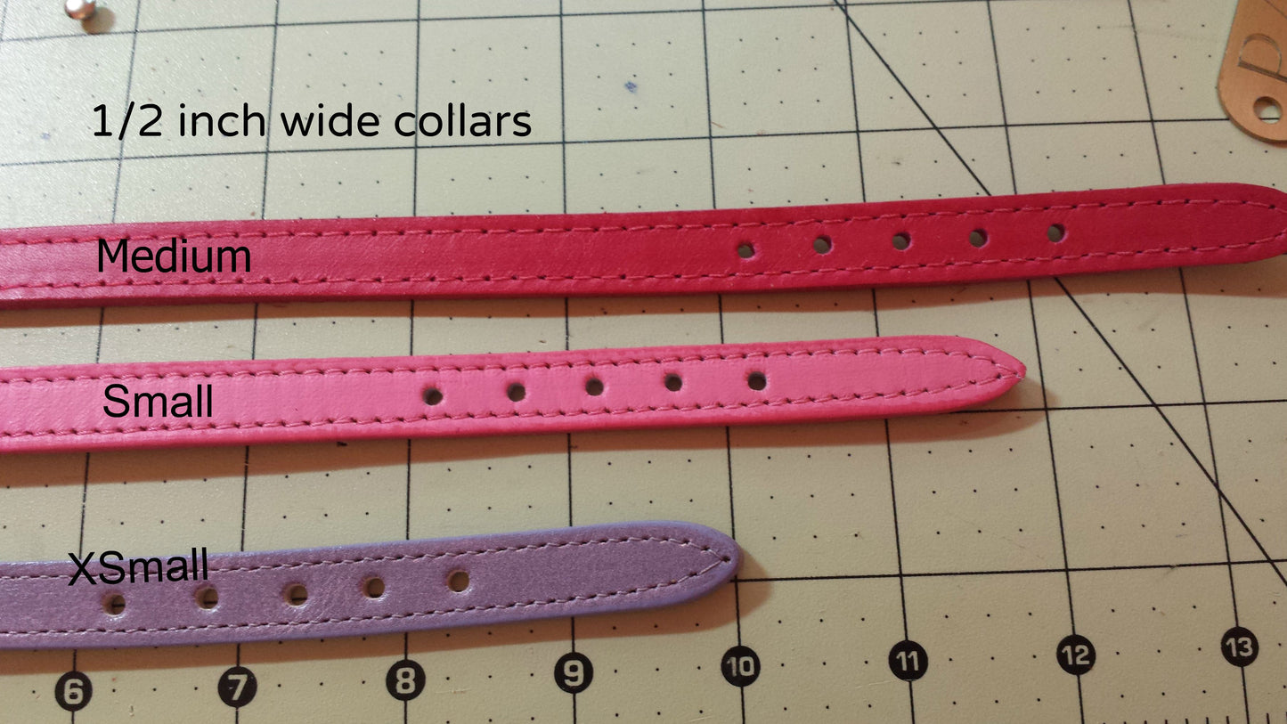 Cat Collar Leather Sparkly